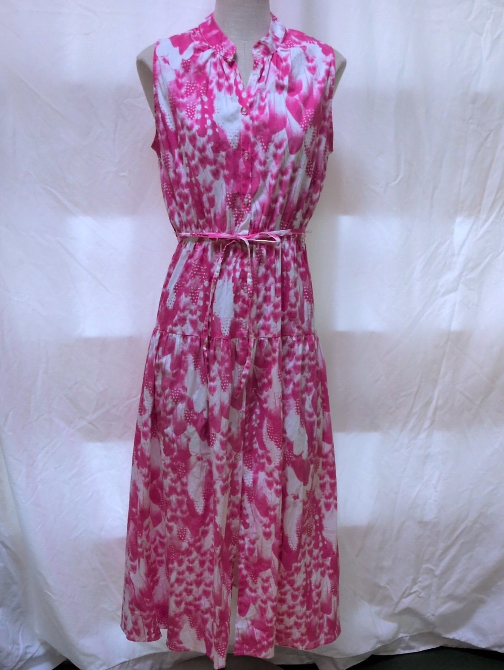 Sheridan French Tiered Button Front Maxi Dress